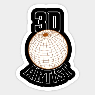 3D Artist Sticker